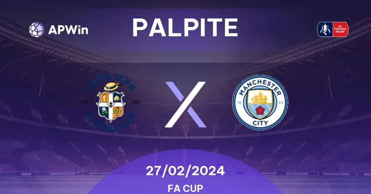 Palpite Luton Town x Manchester City: 10/12/2023 - Campeonato Inglês