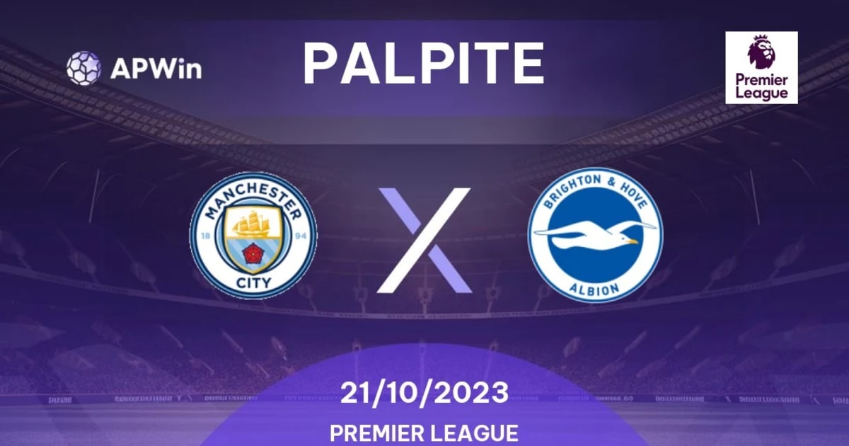 Brighton & Hove Albion x Manchester City: Data, hora e canal para