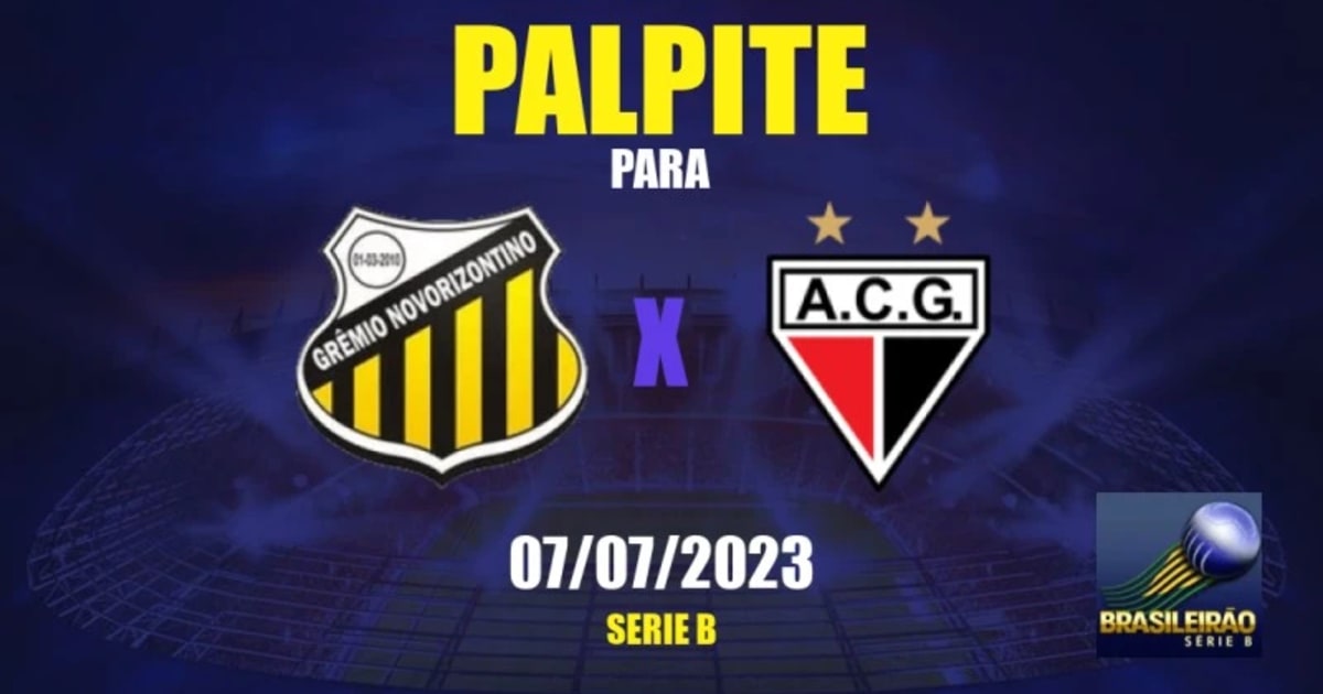 Palpite Atlético GO x Novorizontino: 01/11/2023 - Brasileirão Série B