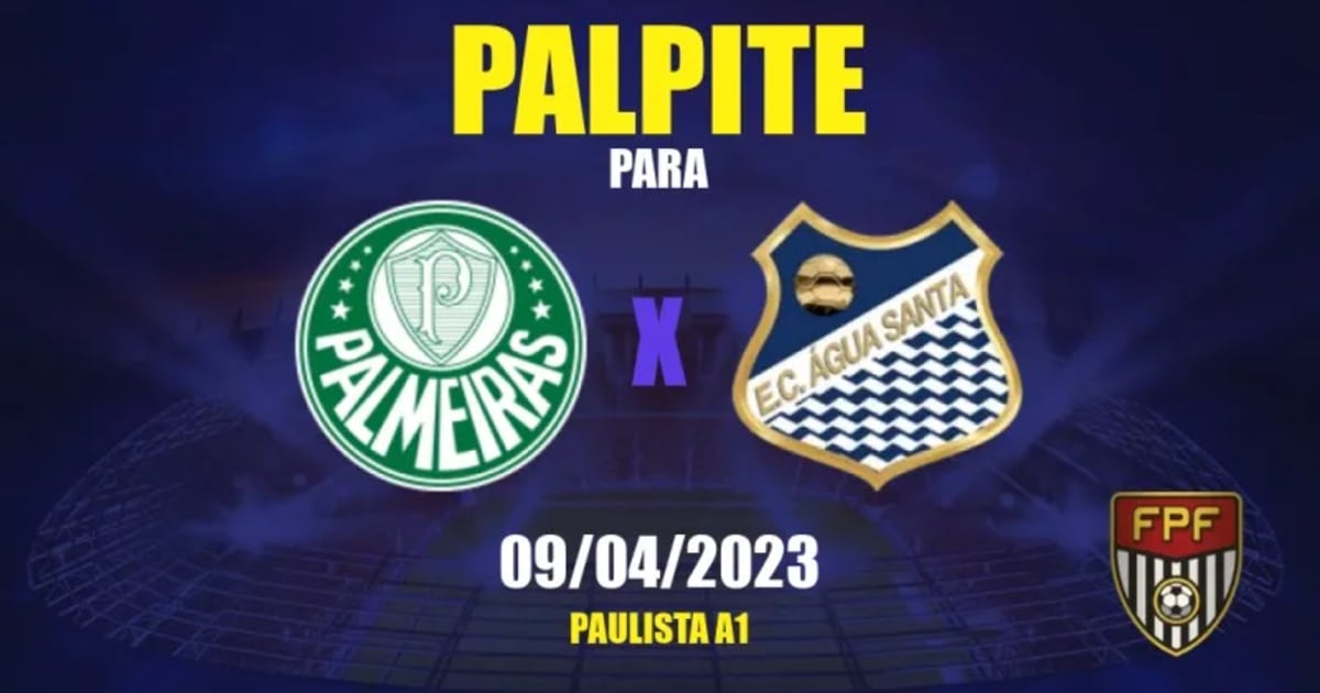 Final do Paulistão 2023: onde assistir, datas e mais sobre Palmeiras x Água  Santa