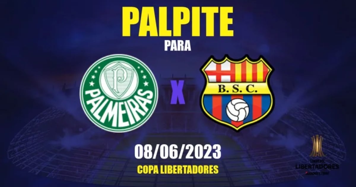 Palpite: Palmeiras x Barcelona (EQU) - Libertadores - 07/06/2023