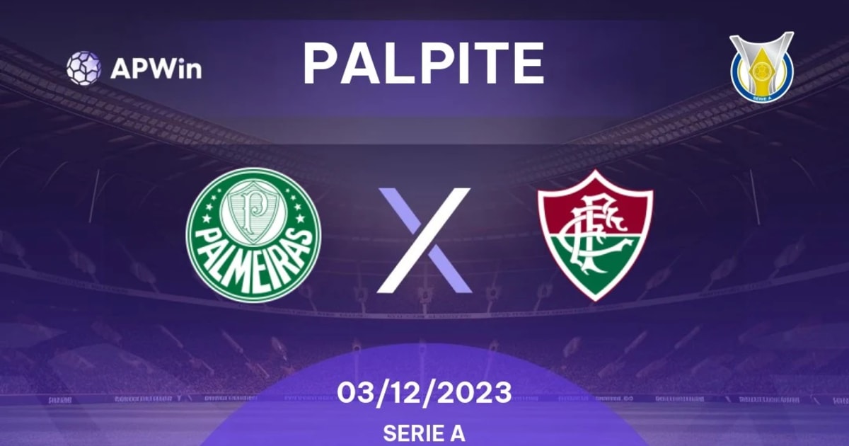 Onde vai passar o jogo do PALMEIRAS X FLUMINENSE hoje (03/12