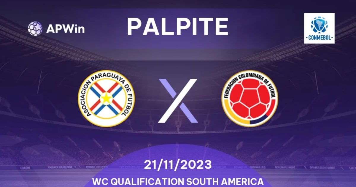 Onde vai passar o jogo da PARAGUAI X COLÔMBIA Hoje (21/11)? Passa na GLOBO  ou SPORTV? Veja onde assistir PARAGUAI X COLÔMBIA ao vivo com imagens -  Portal da Torcida