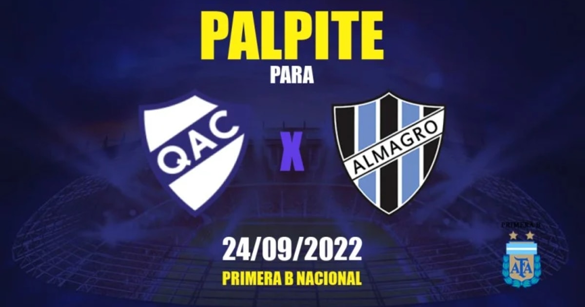 Quilmes AC x Club Almagro » Placar ao vivo, Palpites, Estatísticas