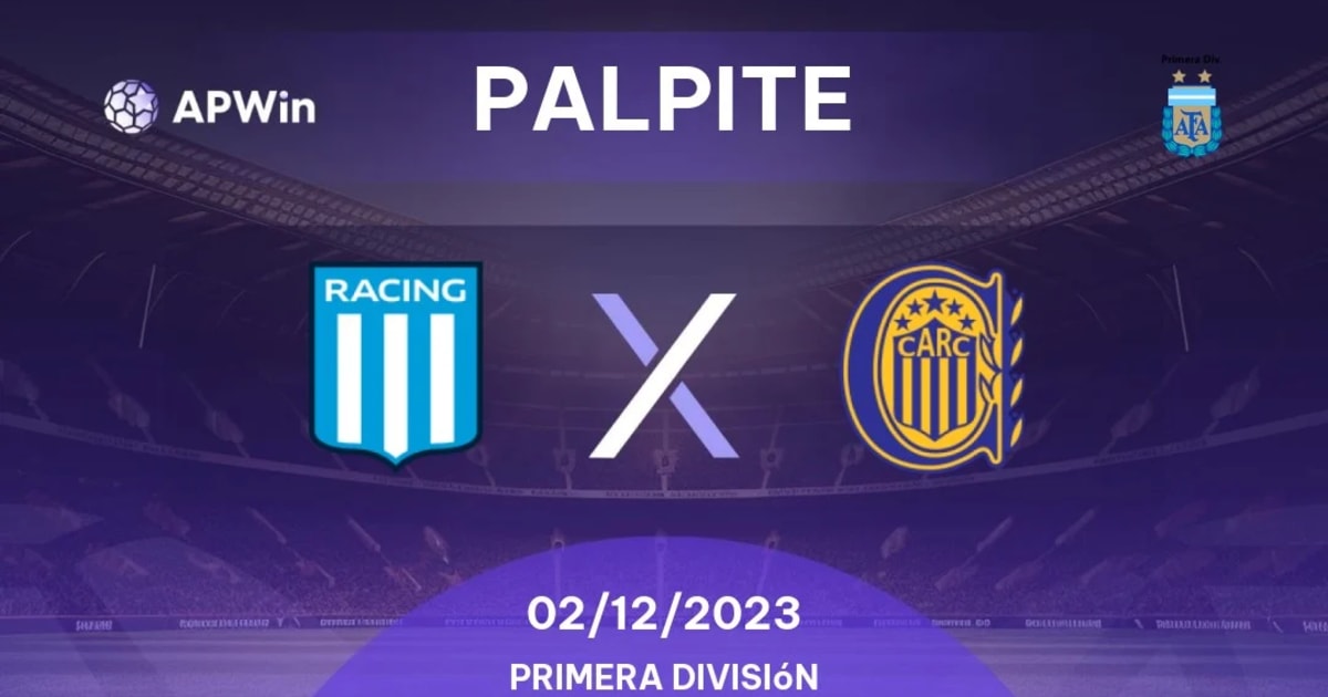 Palpite Racing x Rosario Central: 02/12/2023 - Campeonato