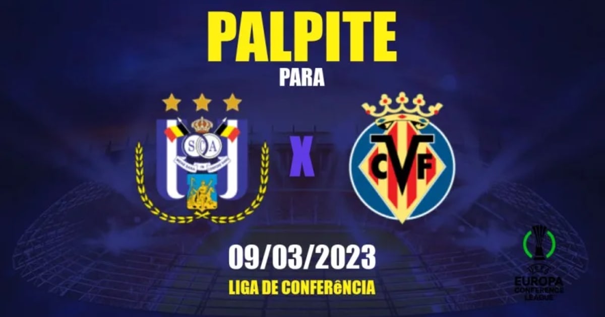 Palpite Anderlecht x Villarreal 2022/2023