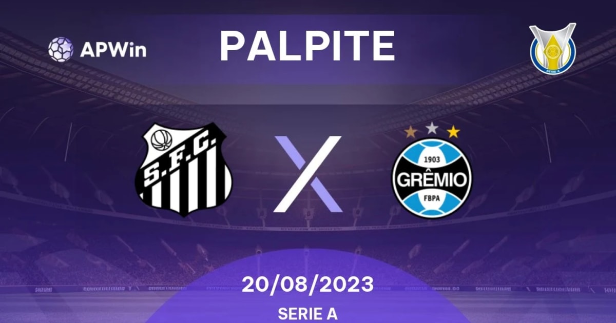 Jogo do Grêmio hoje ao vivo: onde assistir Grêmio x Santos (20/08/23)