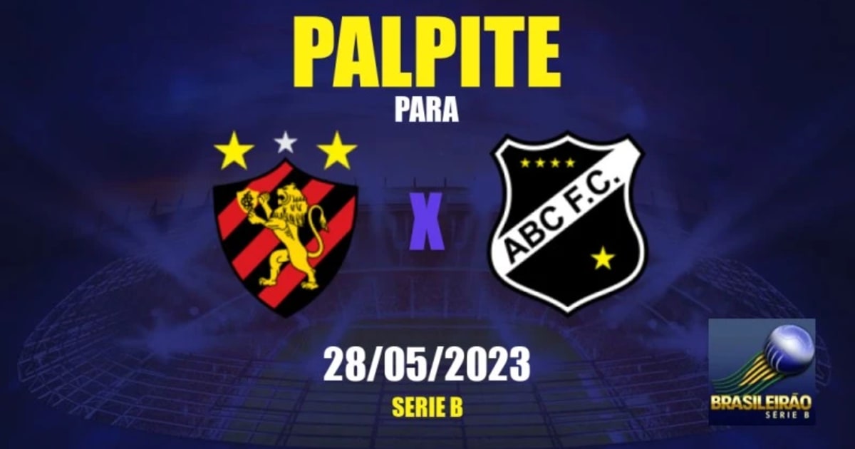 Palpite: Sport x ABC - Série B - 28/05/2023