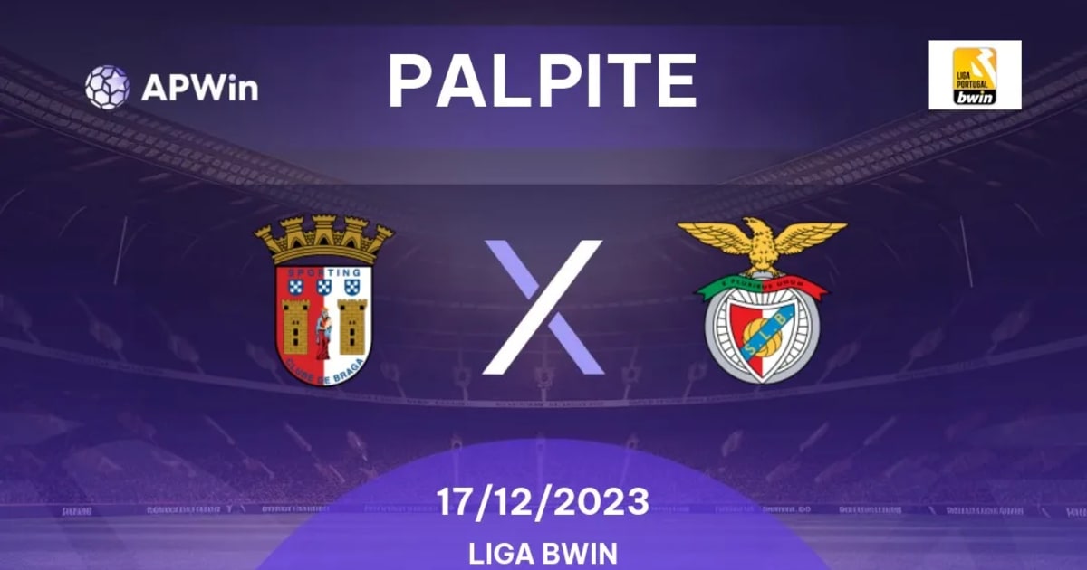 Jogos de Benfica e Sporting de Braga da segunda jornada invertidos