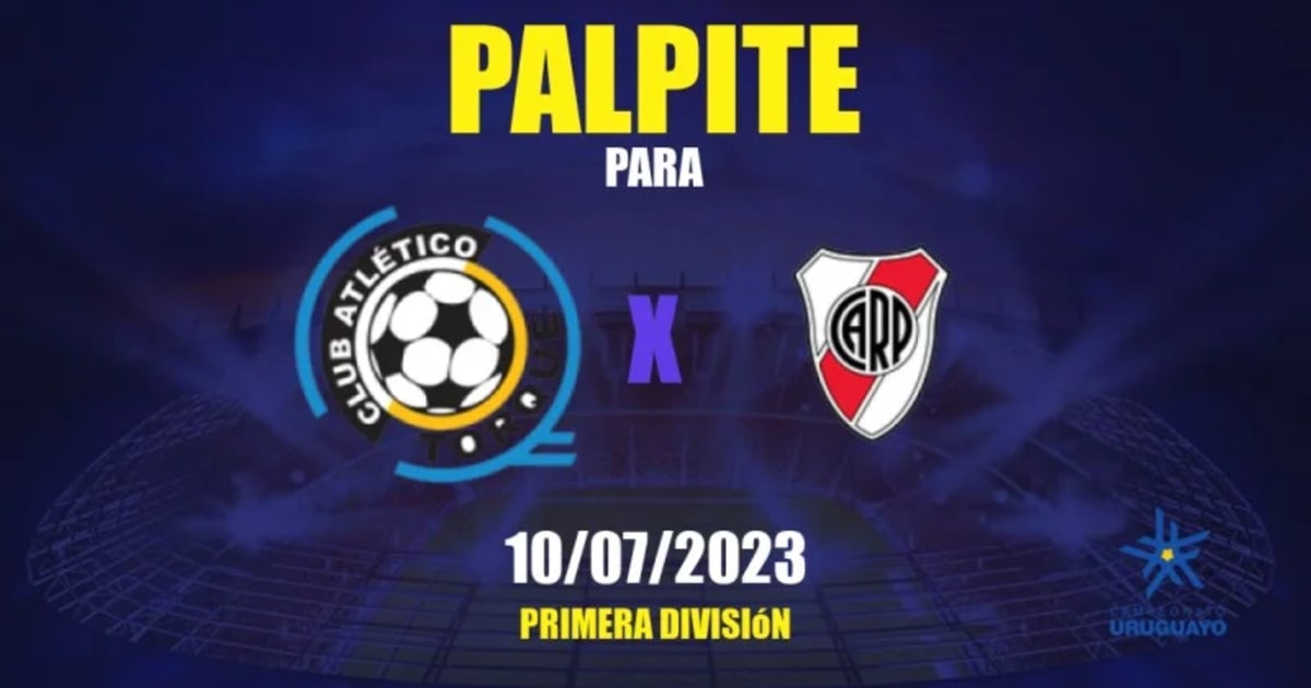 Palpite Torque x River Plate: 10/07/2023 - Campeonato Uruguaio