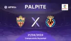 Palpite: Almería x Villarreal - 21/04