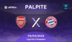 Palpite: Arsenal x Bayern de Munique - 09/04 - UEFA Champions League