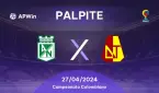 Palpite: Atlético Nacional x Tolima - 27/04 - Categoría Primera A