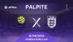 Palpite Austrália x Inglaterra: 16/08/2023 - Copa do Mundo Feminina