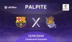 Palpite Barcelona x Real Sociedad