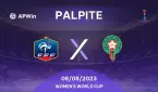 Palpite França Feminino x Marrocos Feminino: 08/08/2023 - Copa do Mundo Feminina