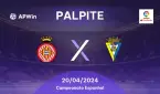 Palpite: Girona x Cádiz - 20/04