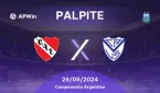 Palpite Independiente x Vélez Sarsfield