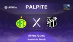 Palpite: Mirassol x Ceará - 29/04 - Campeonato Brasileiro Série B