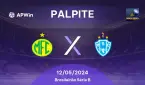 Palpite: Mirassol x Paysandu - 12/05 - Campeonato Brasileiro Série B