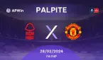 Palpite Nottingham Forest x Manchester United: 28/02/2024 - Copa da Inglaterra