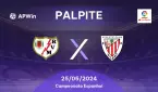 Palpite Rayo Vallecano x Athletic Bilbao
