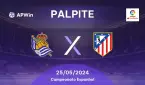 Palpite Real Sociedad x Atlético de Madrid