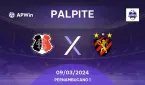 Palpite Santa Cruz x Sport: 09/03/2024 - Campeonato Pernambucano