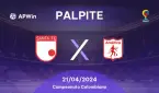 Palpite: Santa Fe x América de Cali - 21/04 - Categoría Primera A