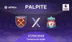 Palpite: West Ham x Liverpool - 27/04 - Premier League