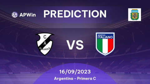 Claypole vs Sportivo Italiano predictions and stats - 16 Sep 2023