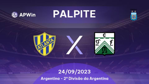 Palpite Atlanta x Ferro Carril Oeste: 24/09/2023 - 2ª Divisão da Argentina