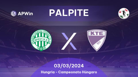 Palpite Ferencváros x Kecskeméti TE: 27/09/2023 - Campeonato Húngaro