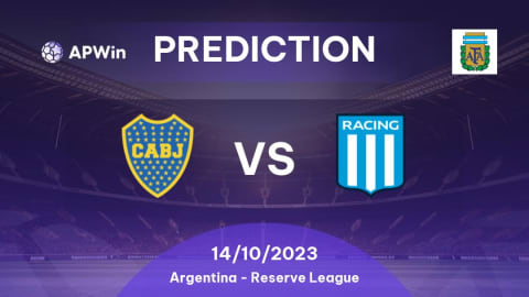 Prediction Boca Juniors Res. vs Racing Club Res.: 14/10/2023 - Argentina -  Reserve League