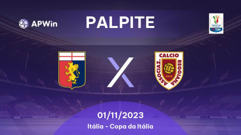 Génova x AC Reggiana 1919 » Placar ao vivo, Palpites, Estatísticas + Odds