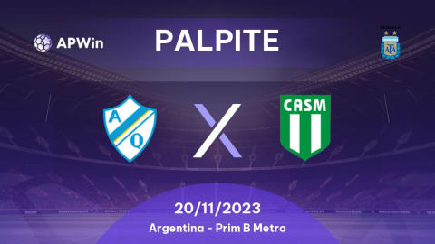 Quilmes AC x Club Almagro » Placar ao vivo, Palpites, Estatísticas