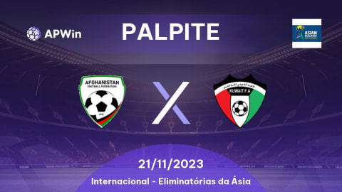 AFGHANISTAN X KUWAIT, Campeonato do Mundo, Qualificação AFC, AO VIVOASSISTA  AGORA