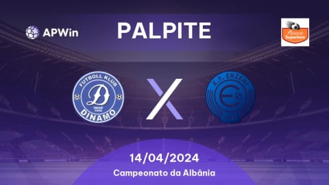 KS Dinamo Tirana x Erzeni 23/11/2023 – Palpite dos Jogo