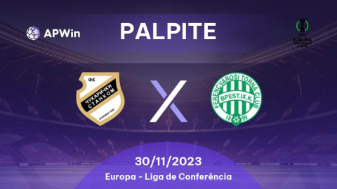 Palpite: Ferencváros x Cukaricki – Liga da Conferência Europeia – 21/9/2023