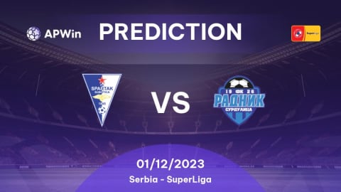 Radnicki Nis vs Spartak Subotica Prediction, Odds & Betting Tips