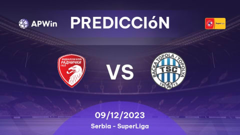 Classificações: Bačka Topola x Radnički Niš - 03/12/2023 - SuperLiga