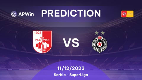 Radnički Nis – Partizan: reliable forecast and bet on the Serbian  Championship match — December 11, 2023