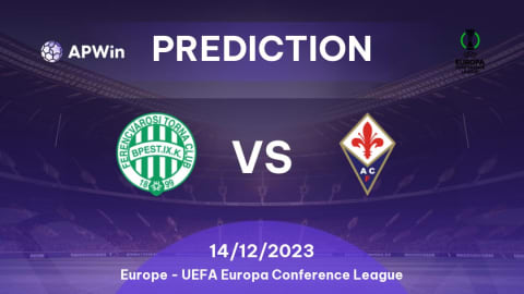 Ferencvaros vs Fiorentina futebol 14/12/2023 17:45