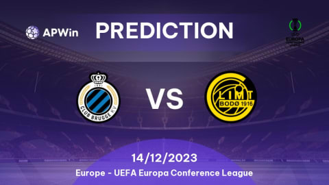 Palpite Club Brugge x Bodo/Glimt: 14/12/2023 - Liga de Conferência