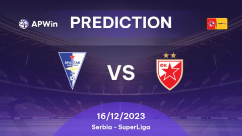FK Napredak vs Red Star Belgrade (Saturday, 2 December 2023) Predictions  and Betting Tips 100% FREE at Betzoid