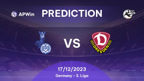 Duisburg vs Dresden Live Stream & Results 17/12/2023 12:30 Football