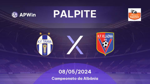 KF Tirana x KF Vllaznia Shkoder » Placar ao vivo, Palpites