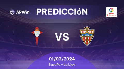 Almeria vs celta de vigo pronostico