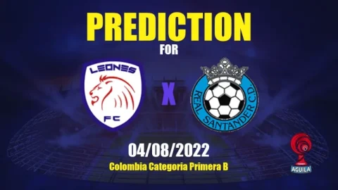 Prediction Leones vs Real Santander: 02/04/2023 - Colombia - Categoria  Primera B | APWin