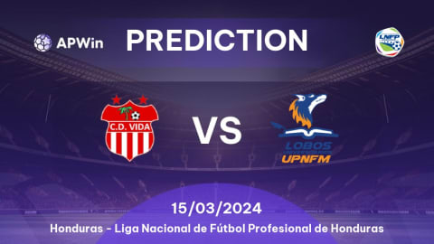 Prediction Vida vs Lobos UPNFM: 29/04/2023 - Honduras - Liga Nacional de  Fútbol Profesional de Honduras | APWin